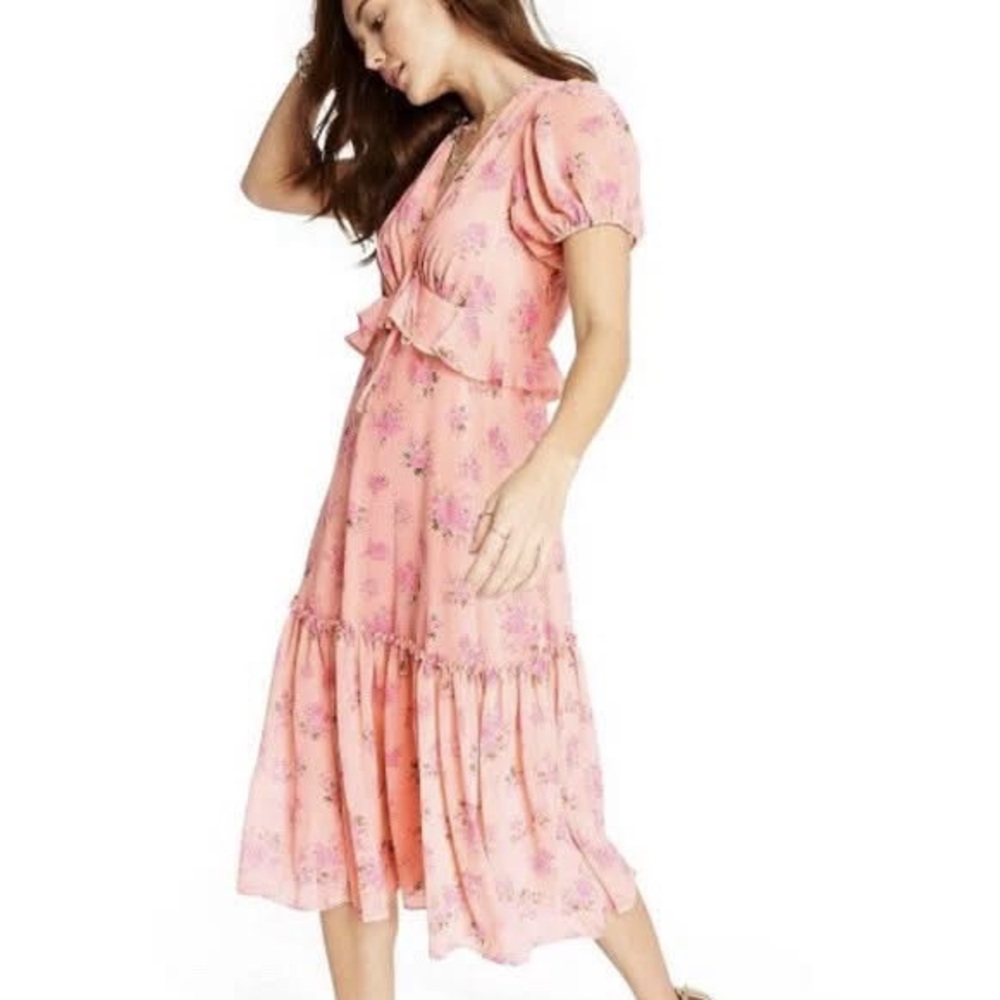 LoveShackFancy for Target Fleur Ruffled Midi Dress